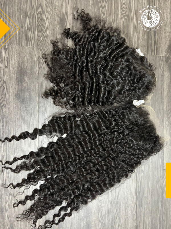 Burmese Wavy Curly Closure- Natural Color 3